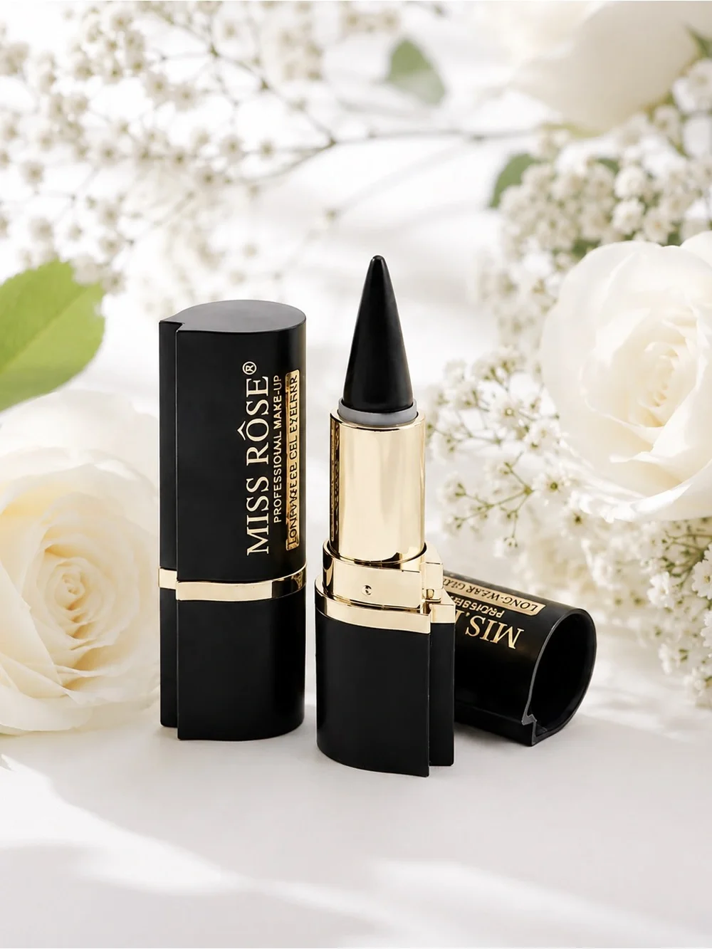 Black Gel Eyeliner Pencil - Rich Black